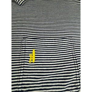 Johnnie-O Polo Shirt Mens XL Striped West Coast Prep Navy/White